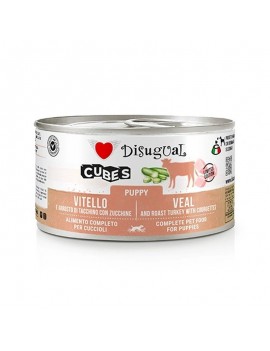 Disugual Dog Cubes Puppy Vitello e Arrosto di...