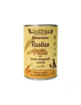 Unipro Dog Rustico Pollo Pasta e Carote 400g