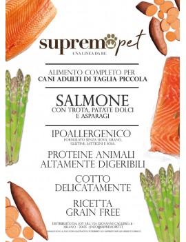 Supremopet Cane Grainfree Small Salmone Trota...