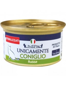 Unipro Cat Unicamente Sterilizzato Coniglio 85g