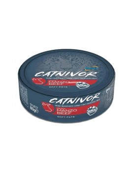 Drn Cat Catnivor Manzo 80g