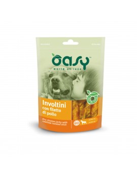 Oasy Dog Snack Involtini con Filetto di Pollo 100g