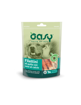 Oasy Dog Snack Filettini di Pollo con Ossi al...