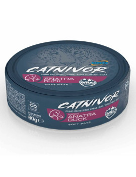 Drn Cat Catnivor Anatra 80g
