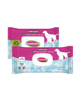Inodorina Salviette Refresh Talco 40pz