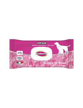 Inodorina Salviette Refresh Acqua Rose 40pz