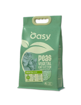 Oasy Lettiera Vegetale Peas Green Tea 6lt