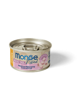 Monge Natural Dog Pollo con Prosciutto 95g