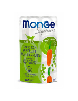 Monge Buste Supreme Kitten Tonno con Piselli e...