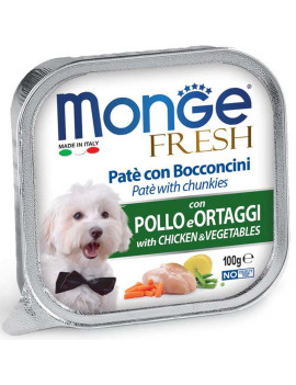 Monge Fresh Dog Paté e Bocconcini con Pollo e...