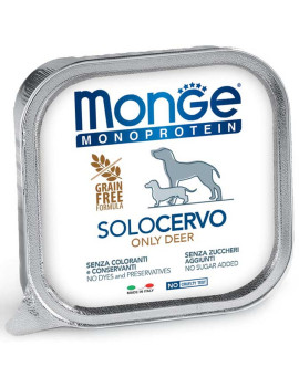 Monge Dog Monoprotein 100% Solo Cervo 150g
