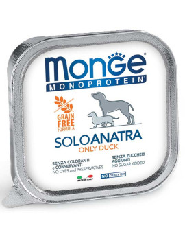 Monge Dog Monoprotein 100% Solo Anatra 150g