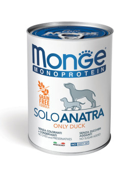 Monge Dog Monoprotein 100% Solo Anatra 400g