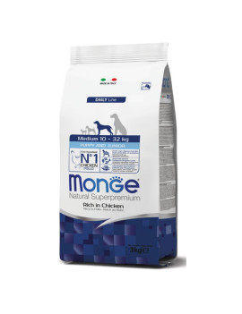 Monge Natural Superpremium Dog Puppy Medium...