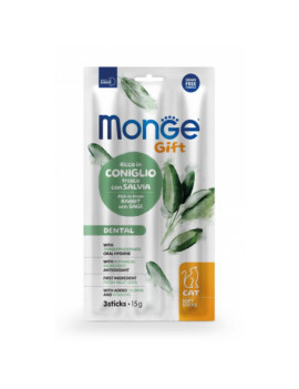 Monge Cat Gift Dental Gatto Ricco In Coniglio...