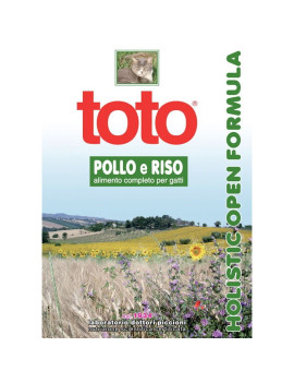 Toto Cat Holistic Open Formula Pollo e Riso 500g