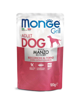 Monge Grill Dog Bocconcini  Adult Ricco in...