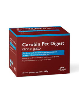 Nbf Carobin Pet Digest Granulare Cane e Gatto 150g