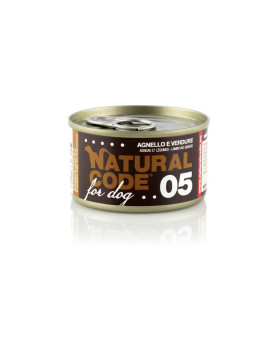 Natural Code for Dog 05 Agnello e Verdure 90g