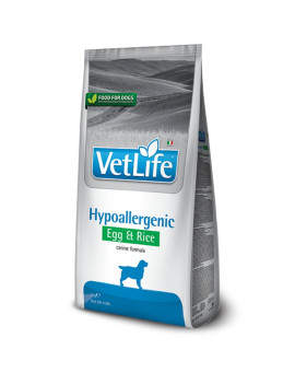 Farmina Vet Life Dog Hypoallergenic Uova e Riso...