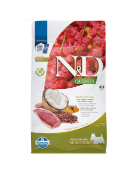 Farmina N&D Dog Quinoa Mini Skin Coat Anatra...