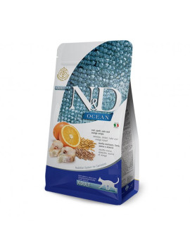 N&D Cat Ocean Ancestral Codfish & Orange Adult 5Kg