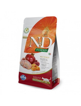 N&D Cat Pumpkin Neutered Quail 5Kg
