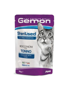 Gemon Cat Sterilised Bocconcini con Tonno e...