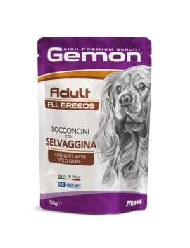 Gemon Dog Adult Bocconcini con Selvaggina 100g