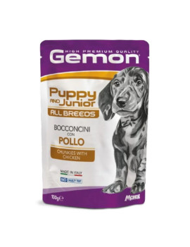 Gemon Dog Puppy Junior Bocconcini con Pollo 100g