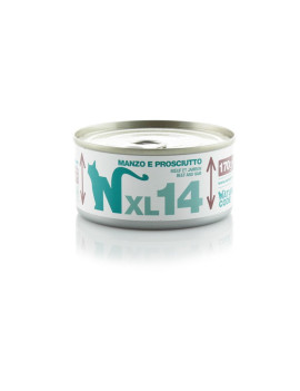 Natural Code XL 14 Manzo e Prosciutto 170g