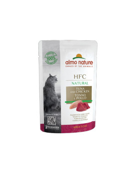 Almo Cat Hfc Natural Tonno e Pollo 55g
