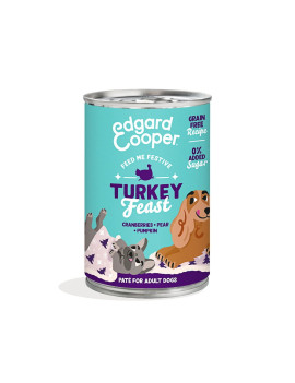 Edgard & Cooper Dog Adult Tacchino con Zucca,...