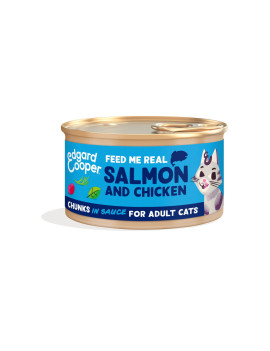Edgard & Cooper Cat Bocconi In Salsa Salmone e...