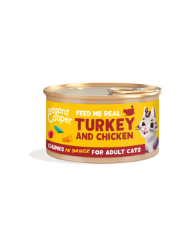 Edgard & Cooper Cat Bocconi In Salsa Tacchino e...