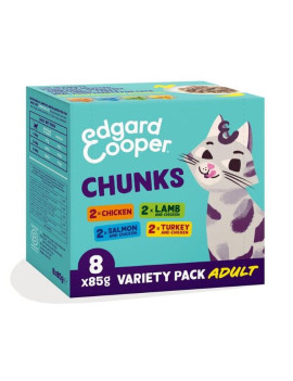 Edgard & Cooper Cat Bocconi In Salsa Mpack 8 x 85g