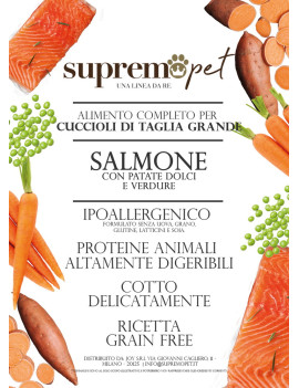 Supremopet Cane Grainfree Puppy Large Salmone...