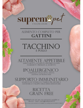 Supremopet Kitten Tacchino Pollo 300g