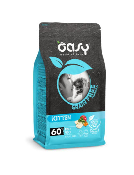 Oasy Grain Free Formula Cat Kitten Pesce 1.5Kg