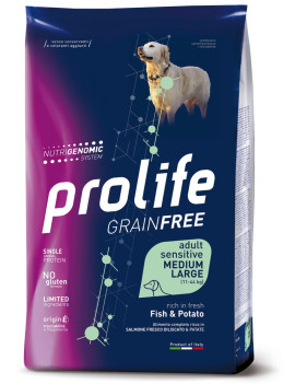 Prolife Dog Grain Free Sensitive Adult Fish and...