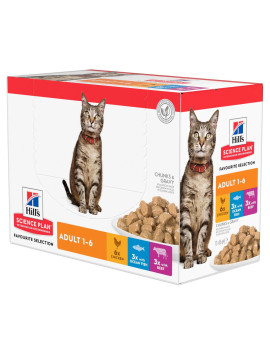 Hill's Science Plan Cat Adult Multipack 12 x 85g