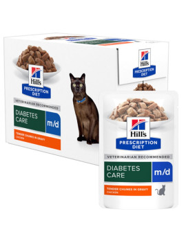Hill's Prescription Diet Cat m/d Diabetes Pollo...