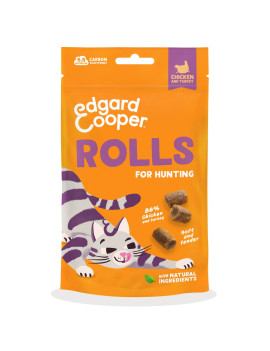 Edgard & Cooper Cat Rolls Pollo e Tacchino 45g