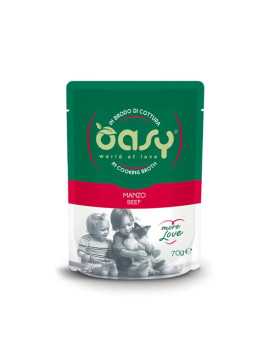 Oasy More Love Cat Manzo in Busta 70g