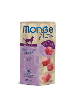 Monge Natural Cat Tonnetto con Manzo 80g