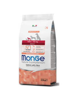 Monge Natural Superpremium Dog Adult Mini...
