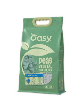 Oasy Lettiera Vegetale Peas Classic Unscented 10lt