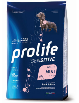 Prolife Dog Sterilised Sensitive Pork and Rice...