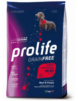 Prolife Dog Grain Free Sensitive Adult Beef and...