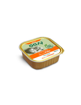 Oasy Cat Delizioso Paté Adult Ricco di Pollo 100g